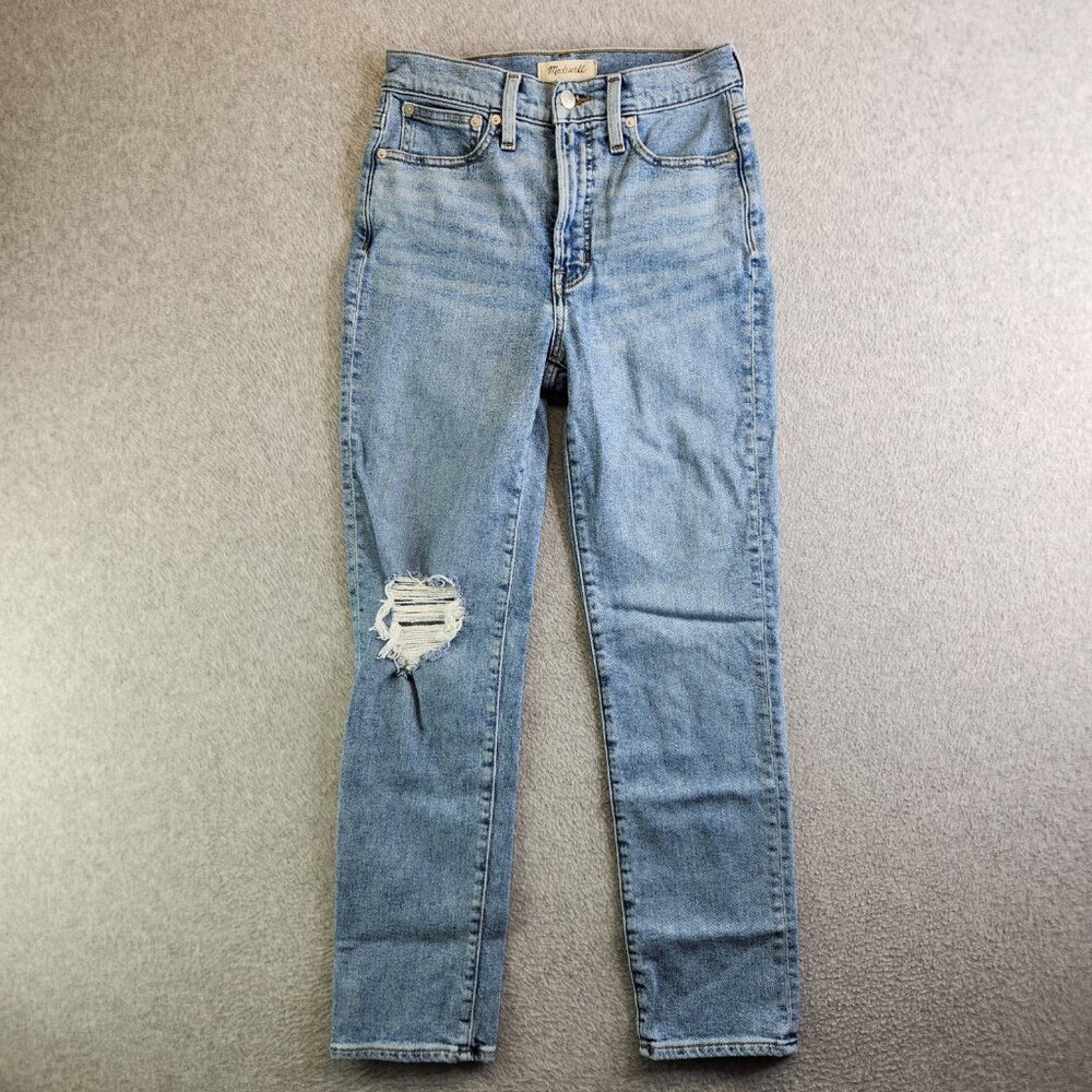 Madewell Jeans Womens 25 Belbury Wash The Perfect Vintage Tapered Ankle Hi Rise - Picture 15 of 15